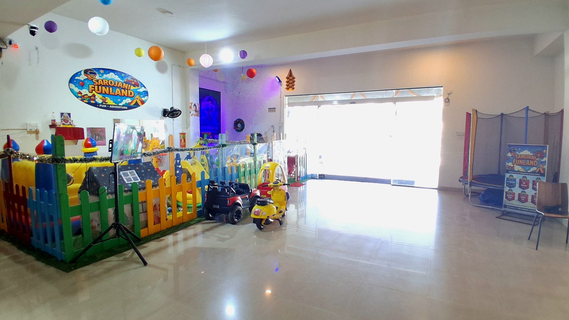 Sarojani Funland kids play area in Mysuru